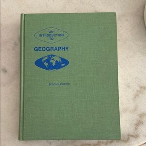 An Introduction to Geography second edition hardcover book 1968